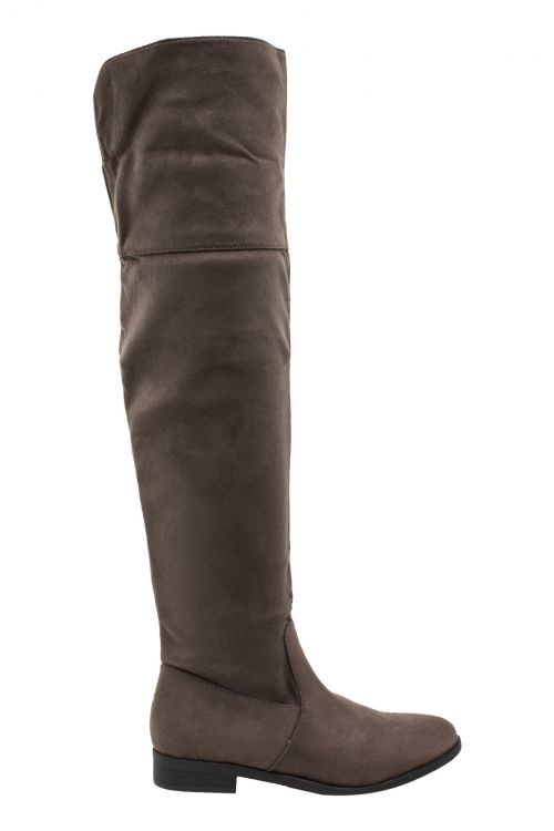 Flat over the knee boots