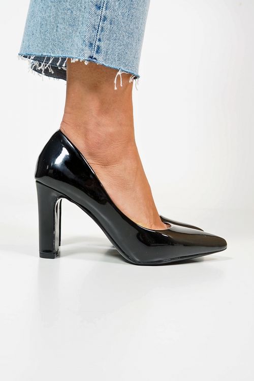 Square heel Pumps - Μαύρο