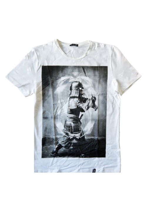 Ανδρικό t-shirt Samurai Sword - Λευκό