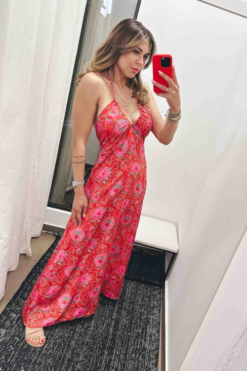 Ayoune sleeveless long dress Olympia