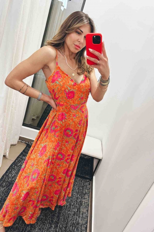 Ayoune sleeveless long dress Rhea