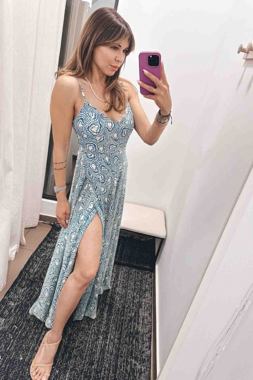 Ayoune sleeveless long dress Rhea