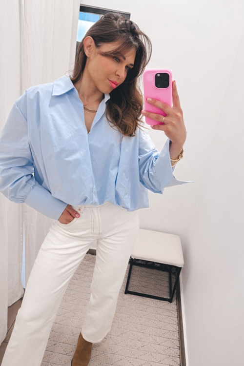 Balloon shirt Violet