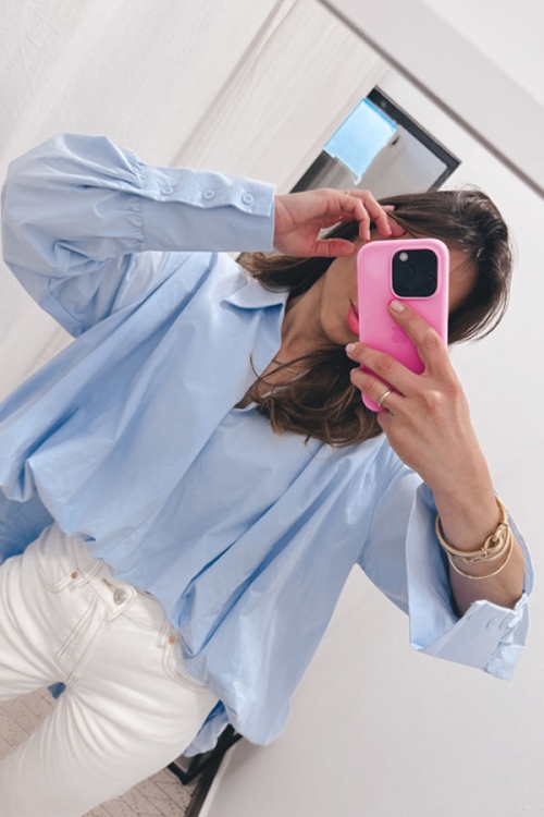 Balloon shirt Violet