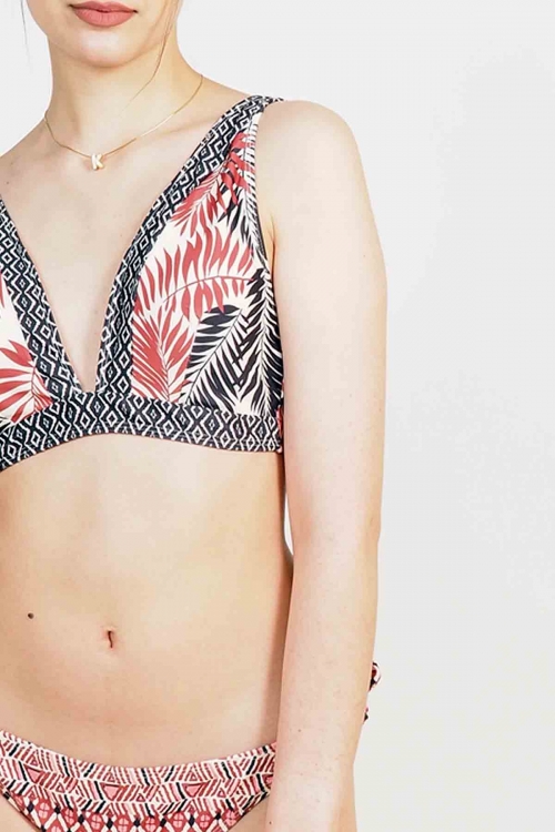 Bikini leaf triangle set