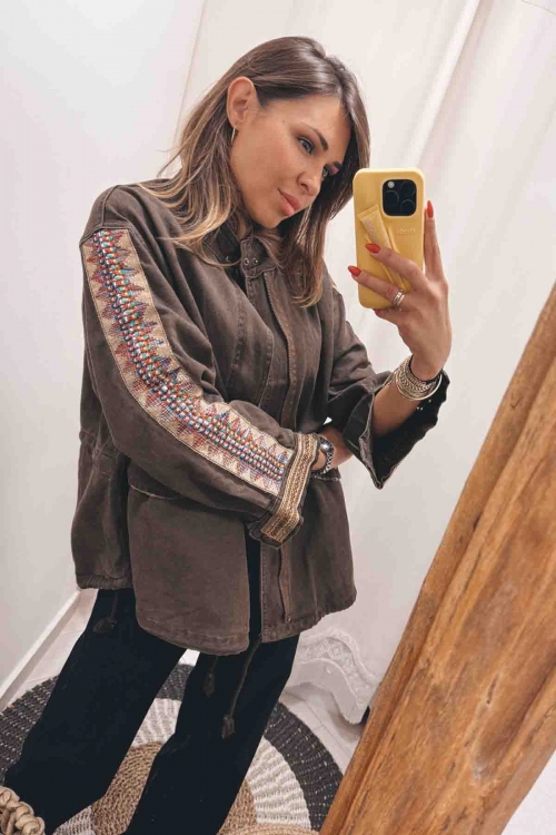 Boho jean jacket Zimer