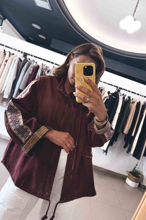 Boho jean jacket Zimer
