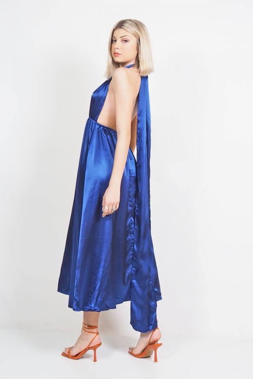 Gloria multiform satin dress