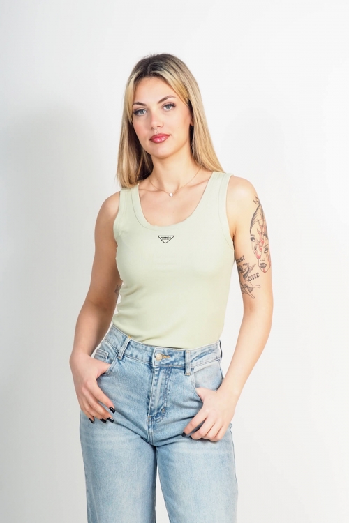 Cotton sleeveless top Dance Milano
