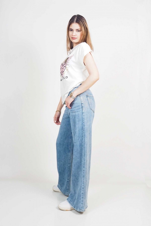 Cotton t shirt Be wild