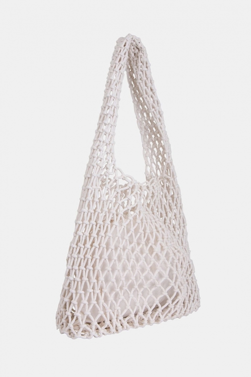 Knitted cotton bag