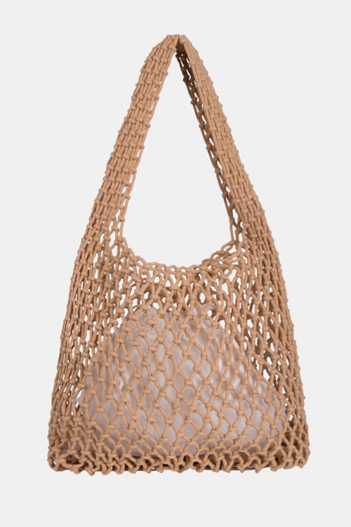 Knitted cotton bag