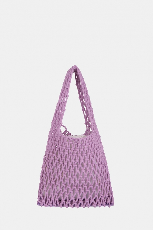 Knitted cotton bag