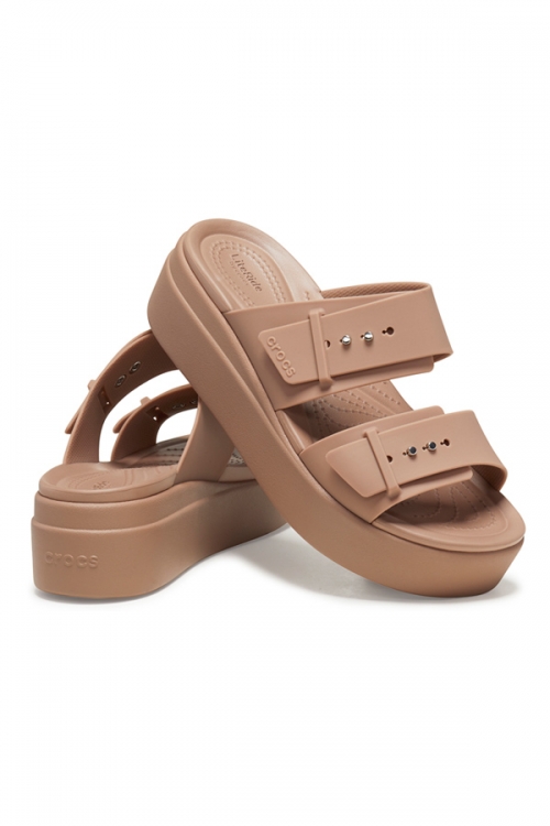 Crocs Brooklyn Buckle Low Wedge