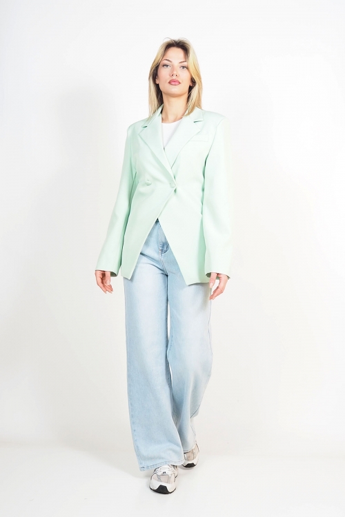 Cross cut blazer