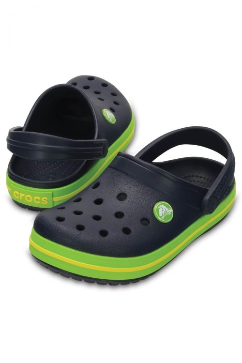 Crocband Clog Toddler - Navy/Volt Green