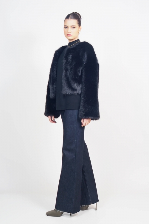 Eco leather fur Amelia