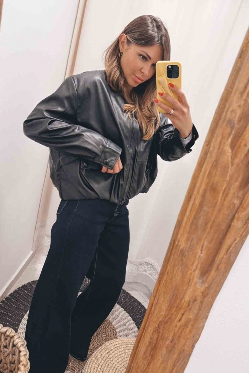 Eco leather jacket Fergie