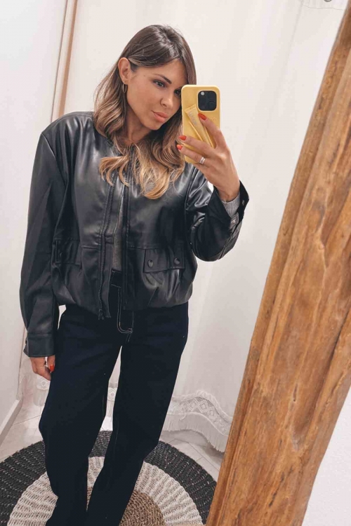 Eco leather jacket Fergie
