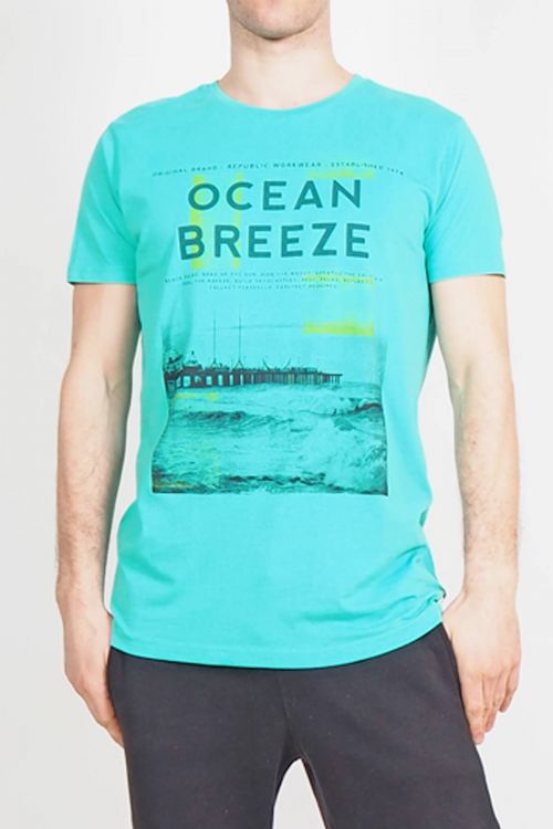 ΑΝΤΡΙΚΟ T-SHIRT ΜΕ ΣΤΑΜΠΑ