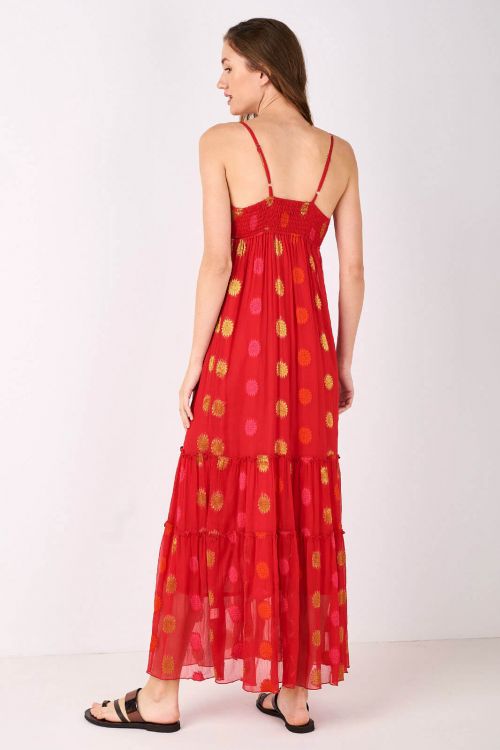 Φόρεμα boho Cantaloop - Κόκκινο