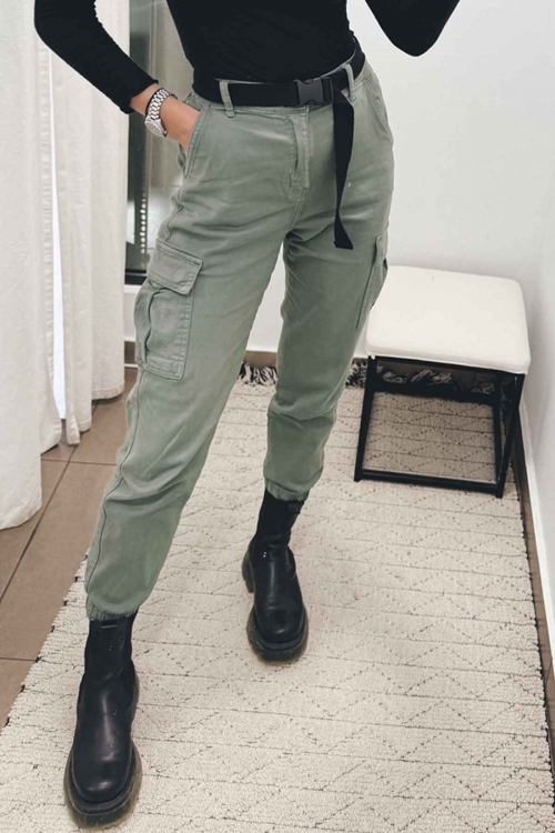 High waisted cargo jeans Amity