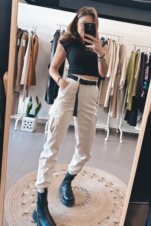 High waisted cargo pants Chloe