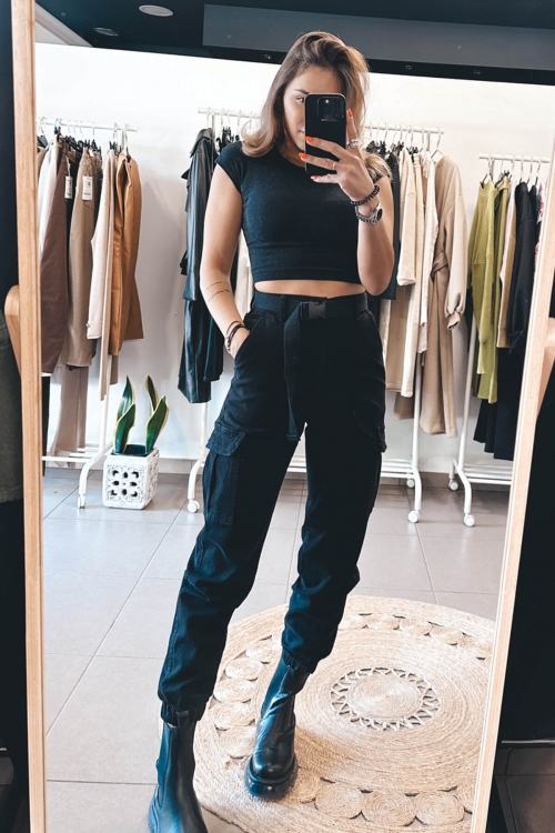 High waisted cargo pants Chloe