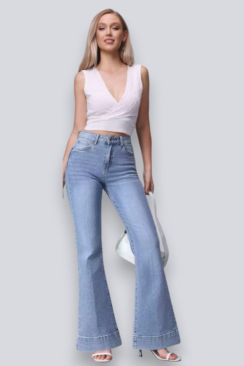 High waisted flared jeans Ruth