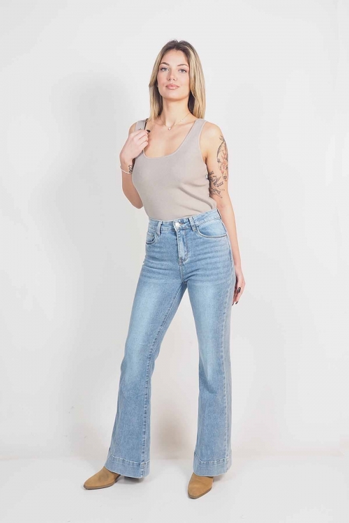 High waisted flared jeans Ruth