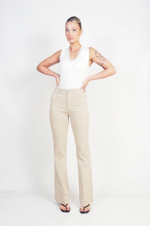 High waisted flared jeans Zinnia