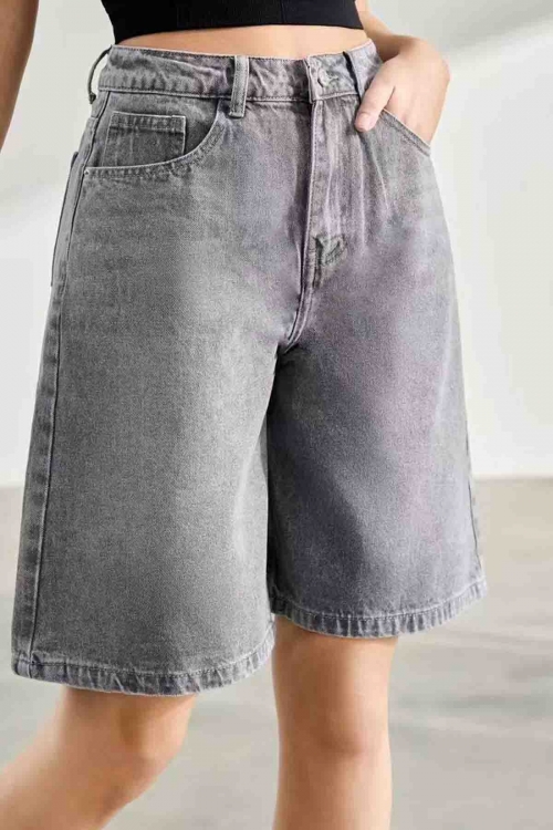 High waisted flared shorts Frida