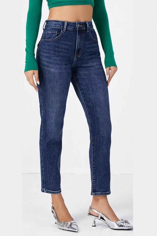High waisted mom fit jeans Carol