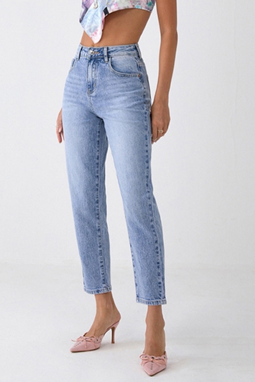 High waisted mom fit jeans Maya