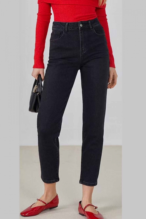 High waisted mom fit jeans Nina