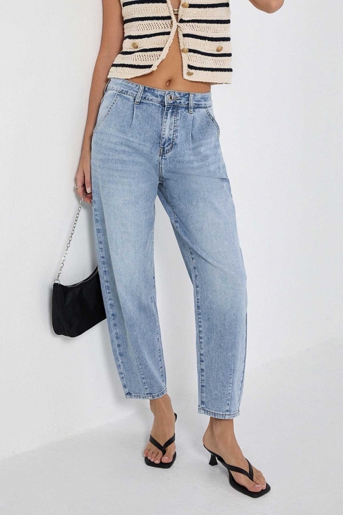 High waisted slouchy light denim Ellery