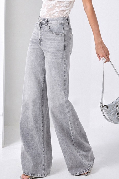High waisted wide leg pants Renata