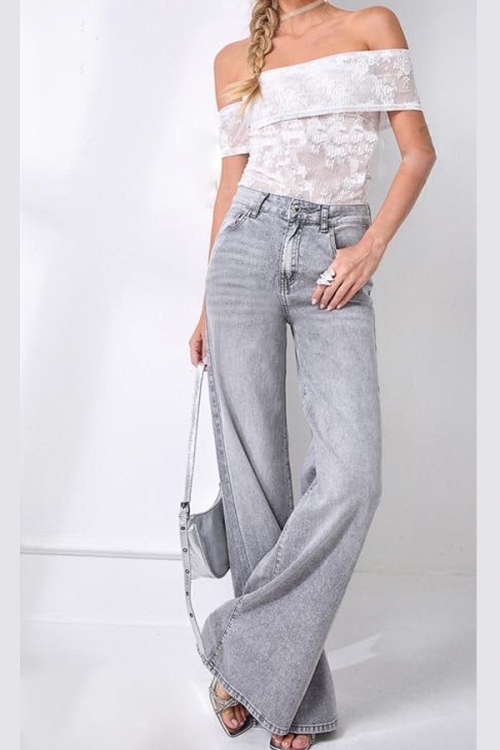High waisted wide leg pants Renata