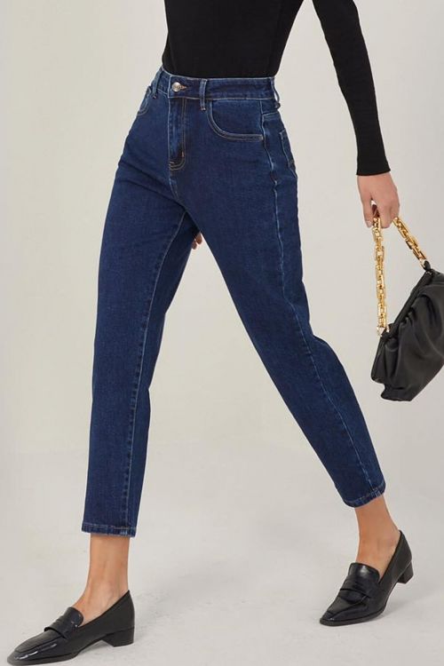 Premium high waisted mom fit jeans Ada