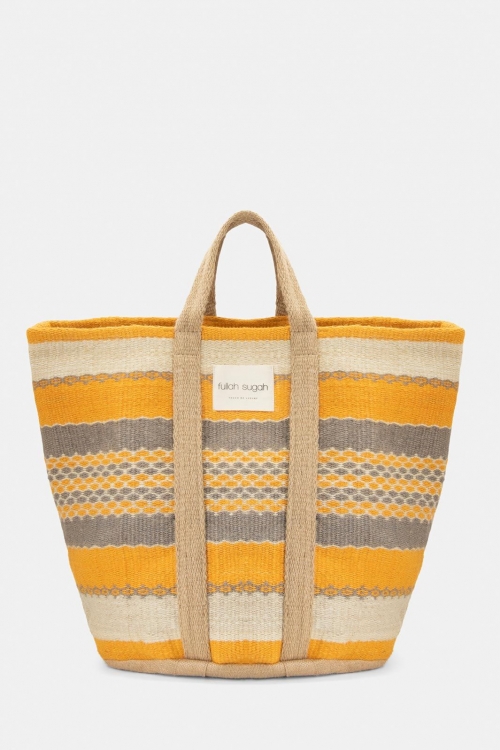 Jute Bag with stripes