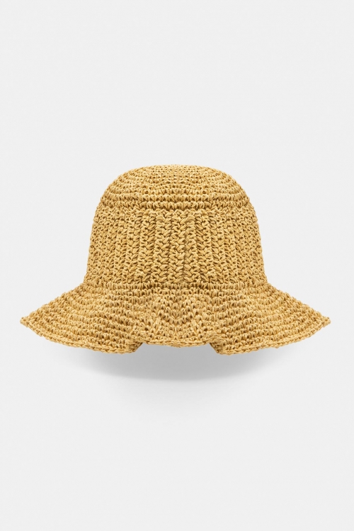 Καπέλο bucket ψάθινο