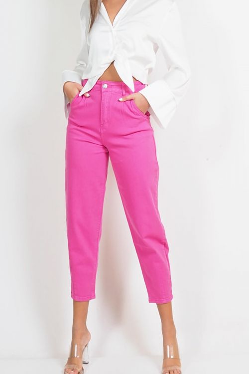 Παντελόνι premium Slouchy Ruby - Φούξια