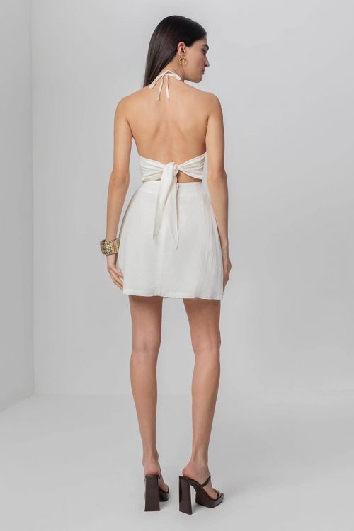 Maya dress - Εκρού
