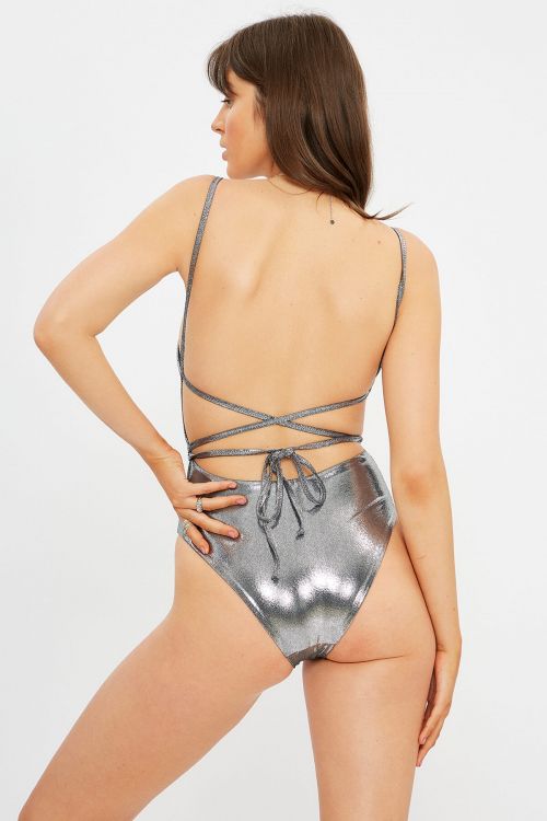 LYDIA Onepiece Swimsuit  - Silver