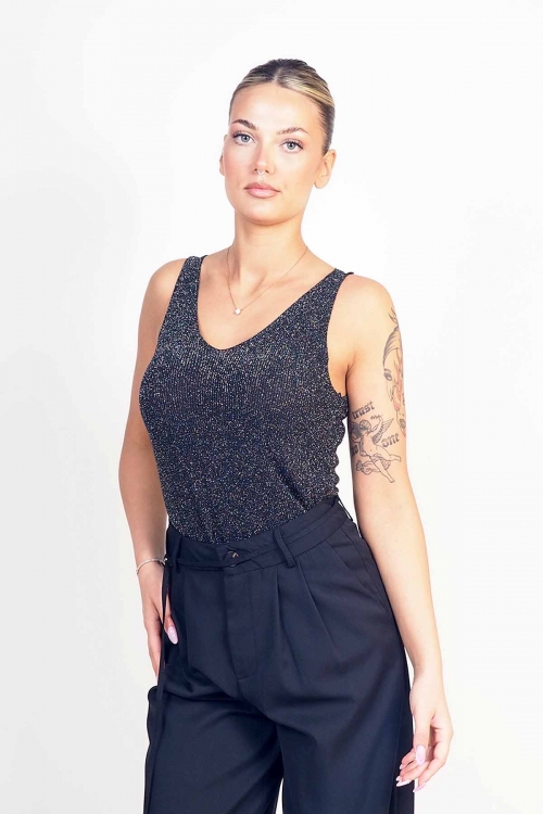 Knit sparkle top Liora