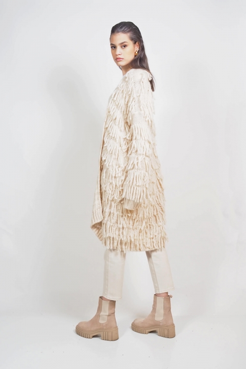 Long soft knitted cardigan Autumn