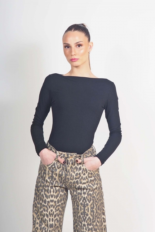 Longsleeved cotton top Aubrey