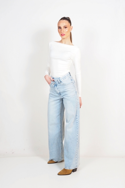 Longsleeved cotton top Aubrey