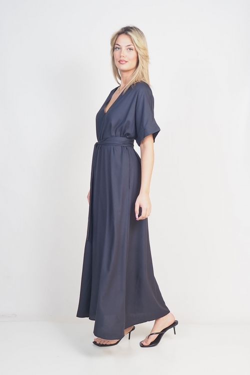 Loose dress with belt Mabel