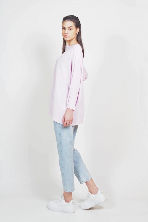 Loose viscose knit top Rosa